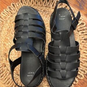 A New Day Fisherman Platform Sandals